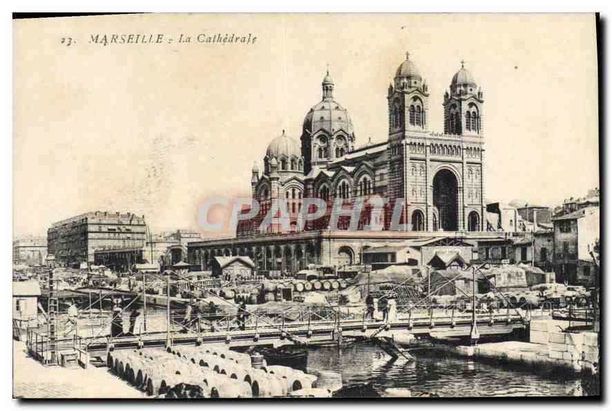 CPA Marseille la cathedrale 