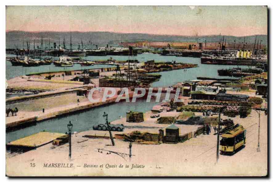 CPA Marseille Bassin et Quais de la Joliette 