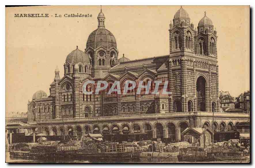 CPA Marseille la Cathedrale 