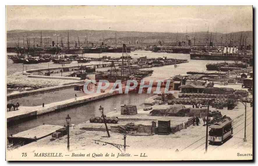CPA Marseille Bassin et Quais de la Joliette 