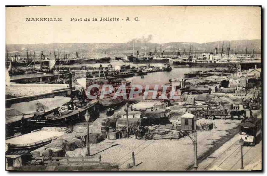 CPA Marseille Port de la Joliette 