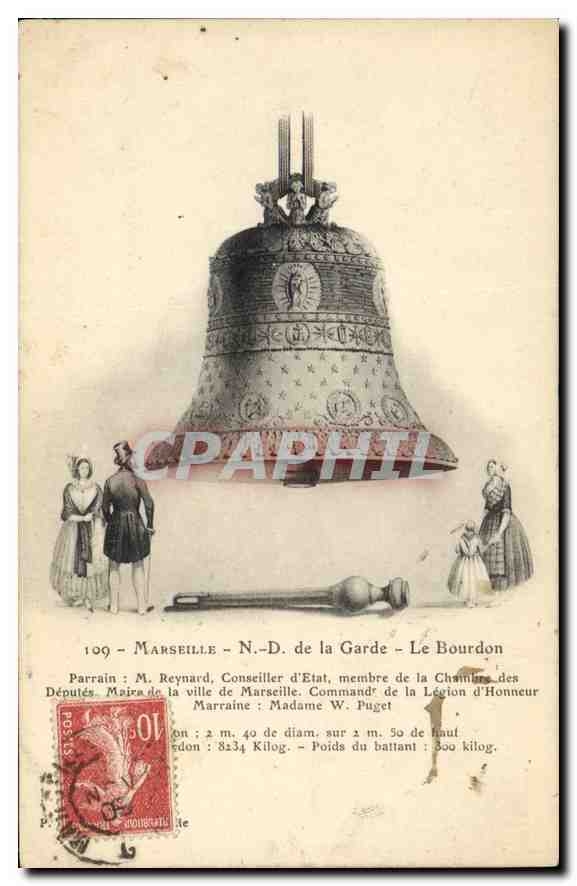 CPA Marseille N D de la Garde le Bourdon Cloche