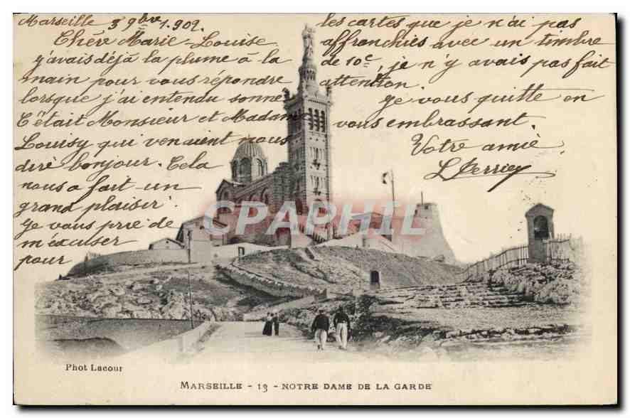 CPA Marseille Notre Dame de la Garde 