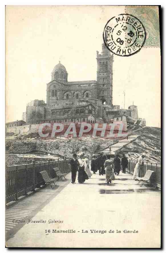 CPA Marseille la Vierge de la Garde 