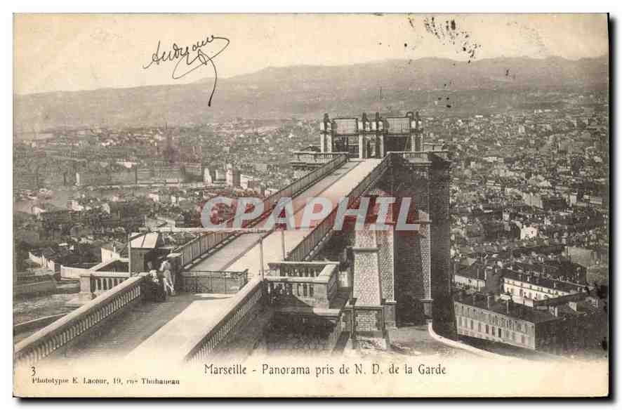 CPA Marseille Panorama pris de N d de la Garde 