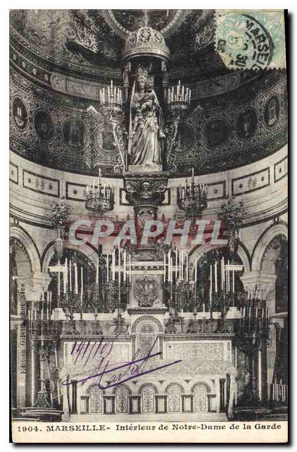 CPA Marseille interieur de Notre Dame de la Garde 