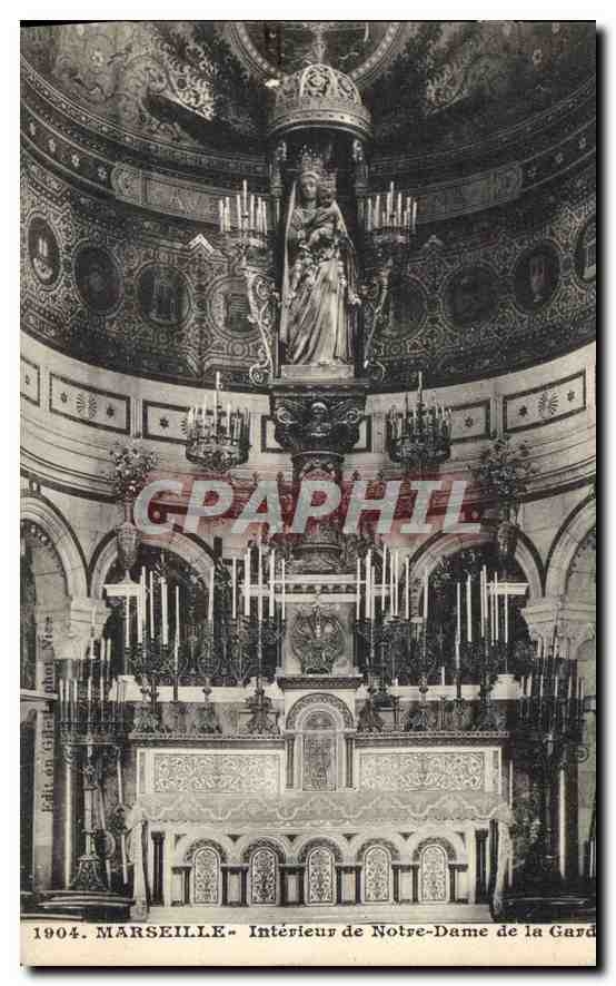 CPA Marseille interieur de Notre Dame de la Garde