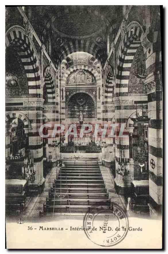 CPA Marseille Interieur de N d de la Garde 