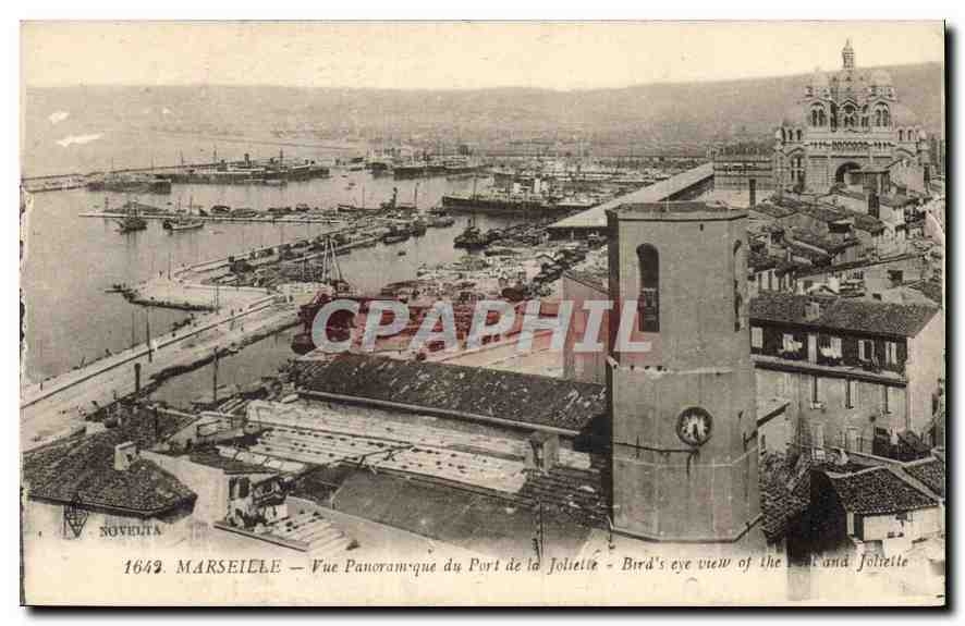 CPA Marseille Vue panoramique du Port de la Joliette 