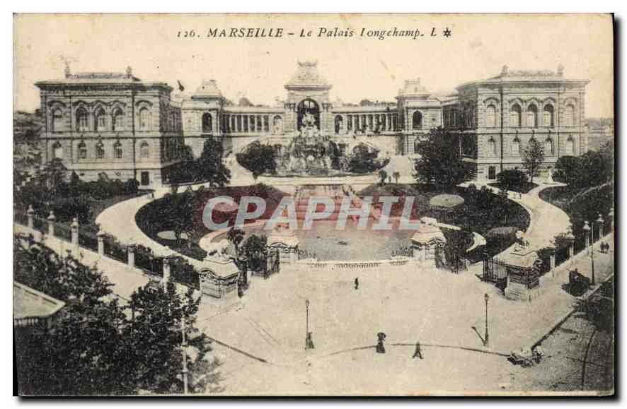 CPA Marseille Le Palais Longchamp 