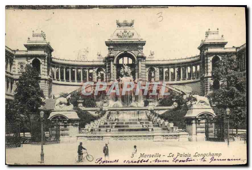 CPA Marseille Le Palais Longchamp 