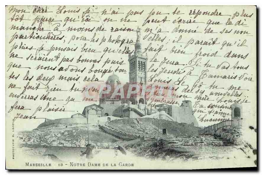 CPA Marseille Notre Dame de la Garde