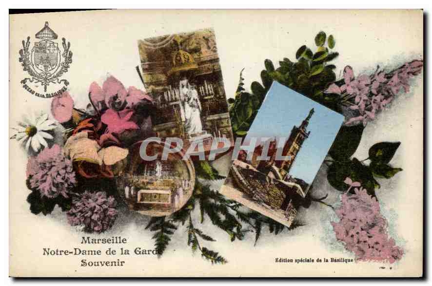 CPA Marseille Notre Dame de la Garde Souvenir 
