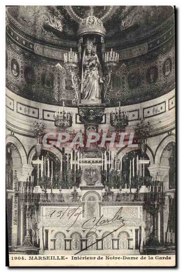 CPA Marseille Interieur de Notre Dame de la Garde 