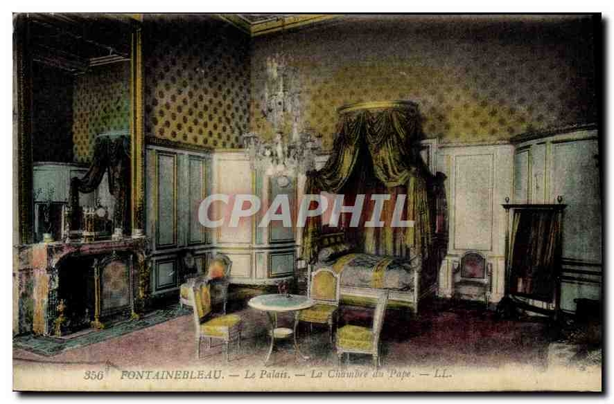 CPA Fontainebleau Le Palais La Chambre du Pape 