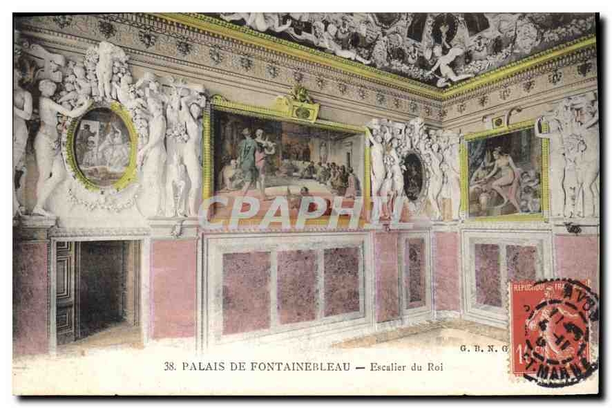 CPA Palais de Fontanebleau Escalier du Roi