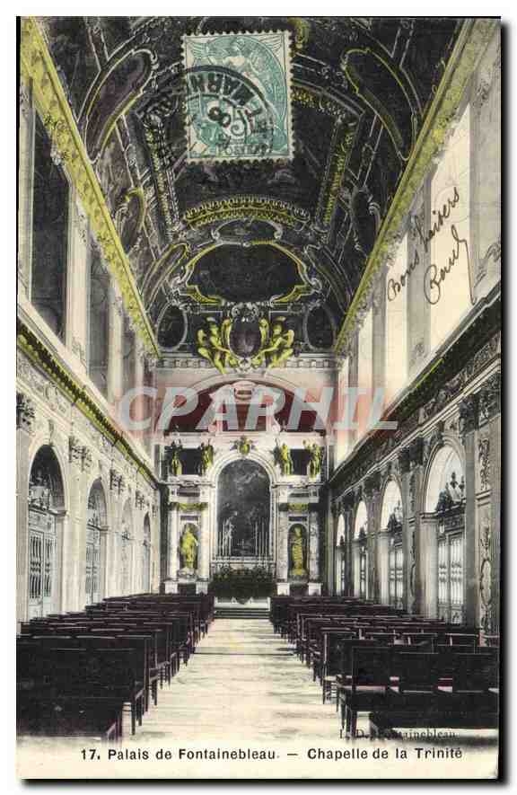 CPA Palais de Fontanebleau Chapelle de la Trinite