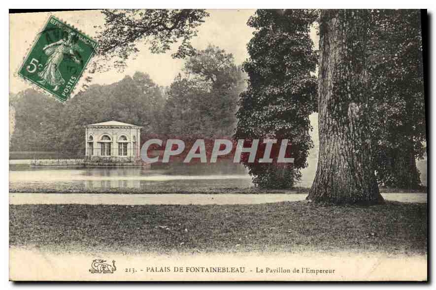 CPA Palais de Fontanebleau Le Pavillon de l'Empereur