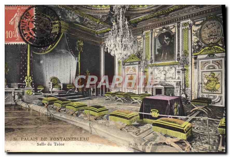 CPA Palais de Fontainebleau Salle du Trone 