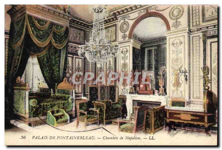 CPA Palais de Fontainebleau Chambre de Napoleon 