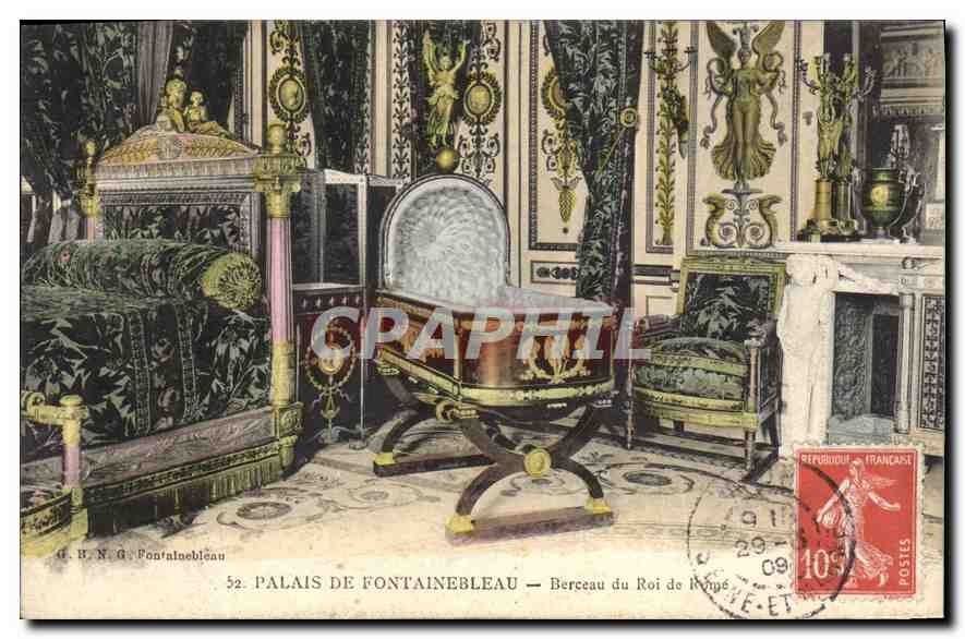 CPA Palais de Fontainebleau Berceau du Roi de Rome 