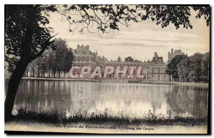 CPA Palais de Fontainebleau L'Etang des Carpes