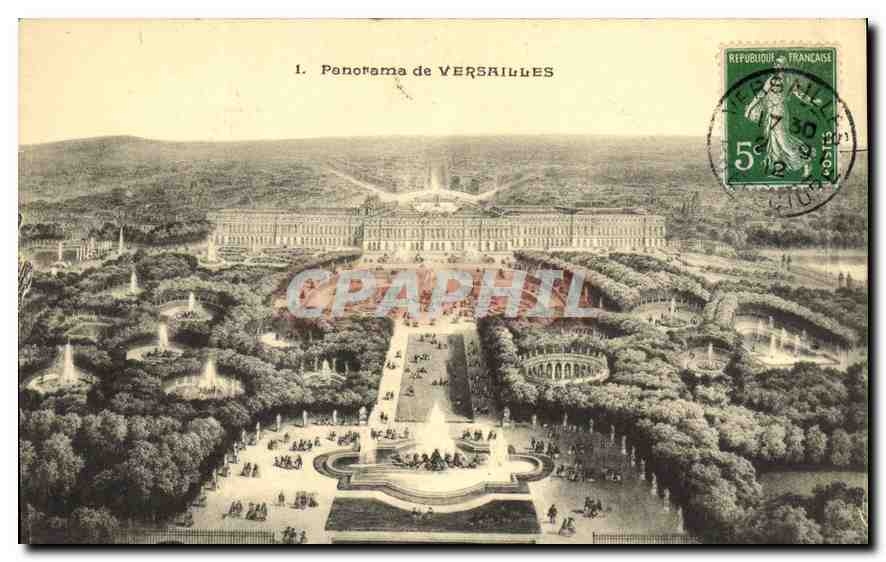 CPA Panorama de Versailles 