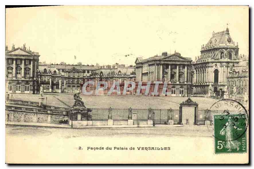 CPA Facade du Palais de Versailles 