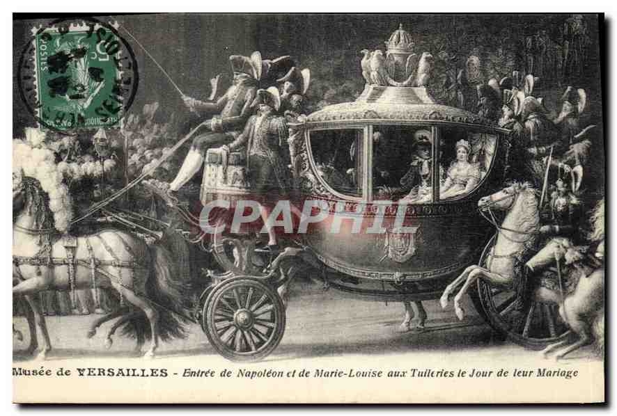 CPA Musee de Versailles Entree de Napoleon et de Marie Louise aux Tuileries le Jour de leur Mariage 