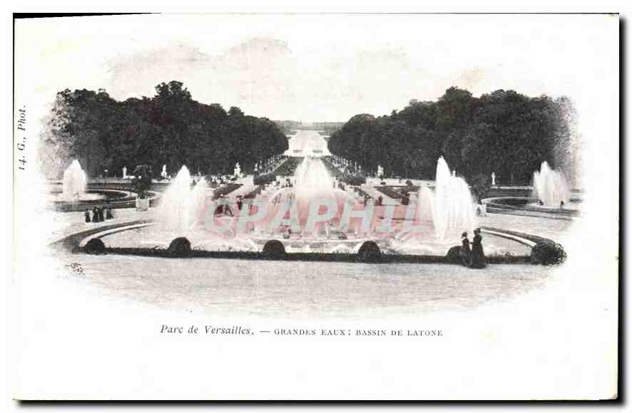 CPA Parc de Versailles Grandes Eaux Bassin de Latone 