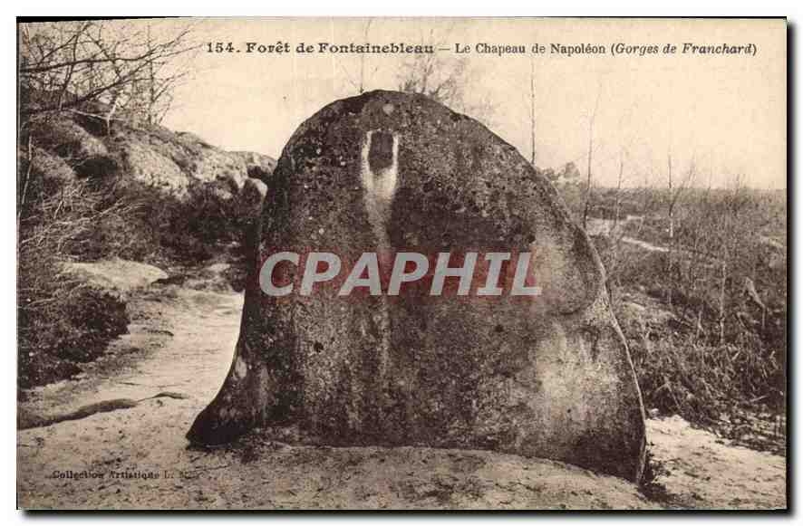 CPA Foret de Fontainebleau Le Chapeau de Napoleon 