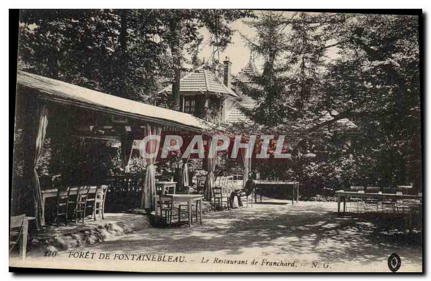 CPA Foret de Fontainebleau Le Restaurant de Franchard 
