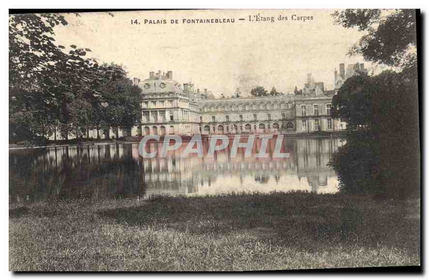 CPA Palais de Fontainebleau L'Etang des Carpes 