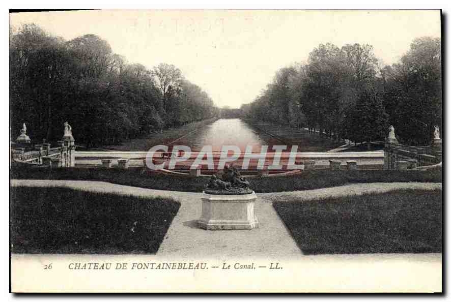 CPA Chateau de Fontainebleau Le Canal 