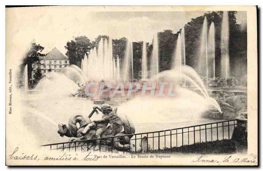 CPA Parc de Versailles Le Bassin de Neptune 