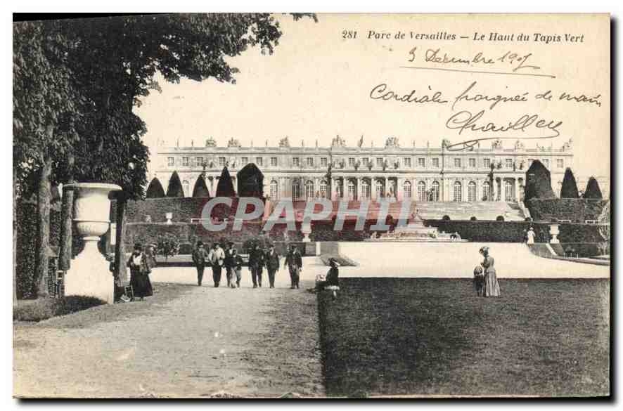 CPA Parc de Versailles Le Haut de Tapis Vert 
