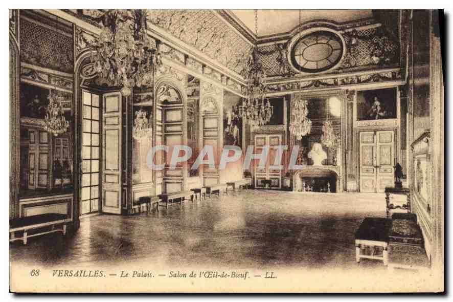 CPA Versailles Le Palais Salon de l'Oeil de Boeuf 