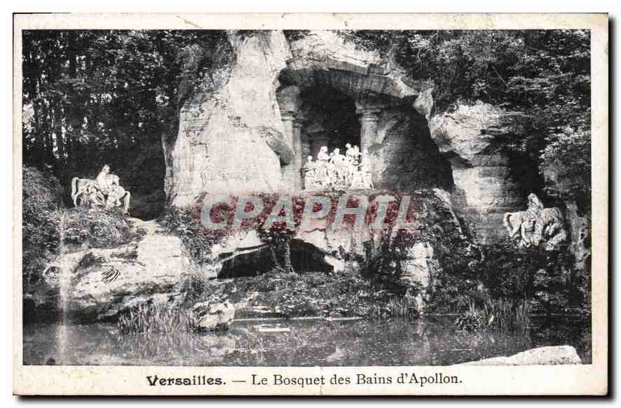 CPA Versailles Le Bosquet des Bains d'Apollon 