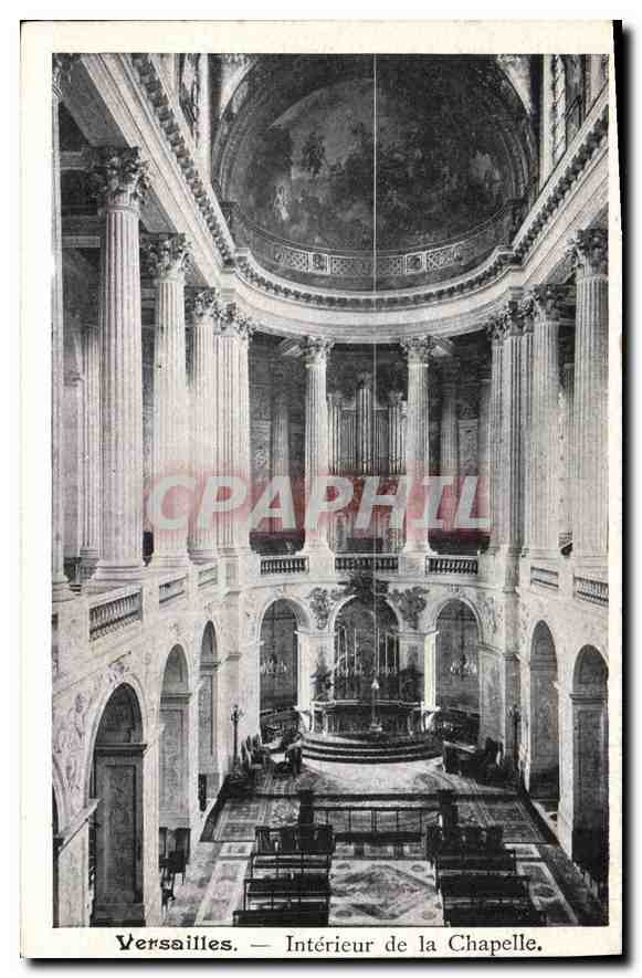CPA Versailles Interieur de la Chapelle 