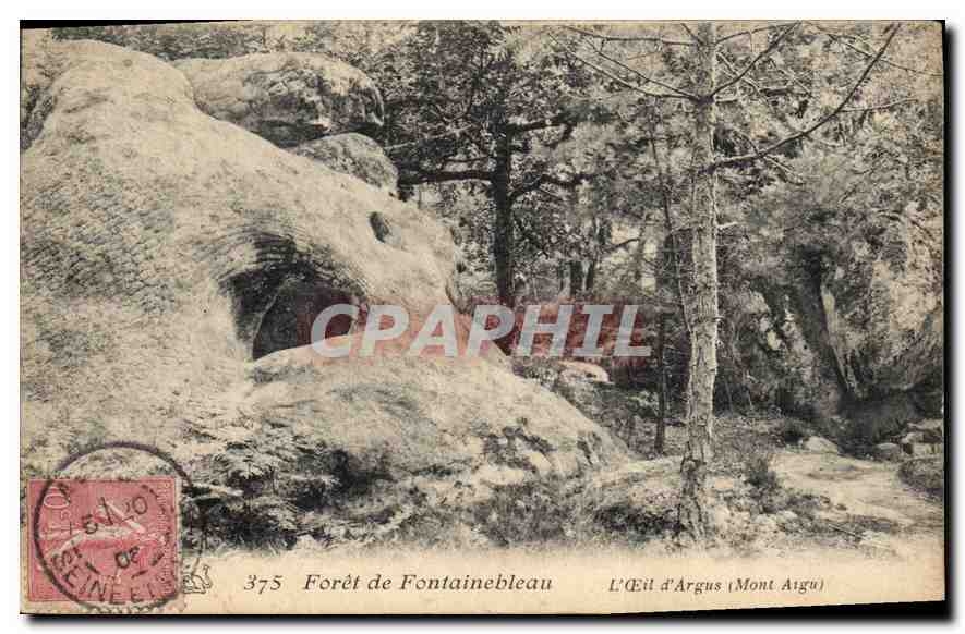 CPA Foret de Fontainebleau L'Oeil d'Argus 