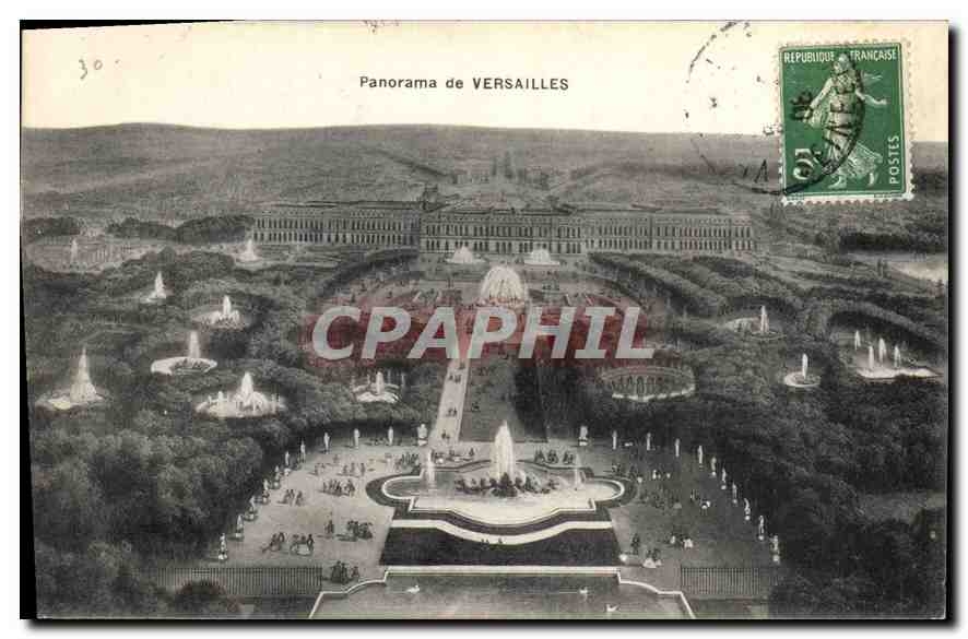 CPA Panorama de Versailles 
