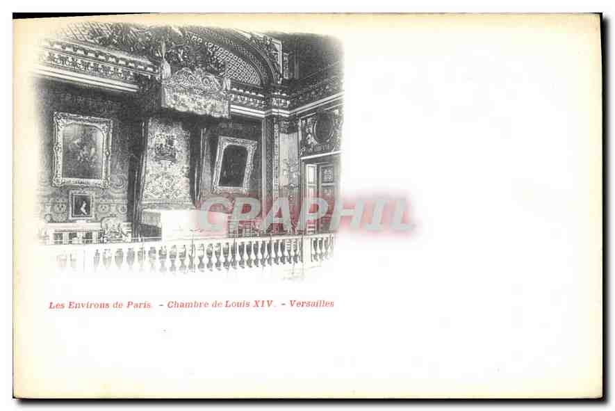 CPA Les Environs de Paris Chambre de Louis XIV Versailles 