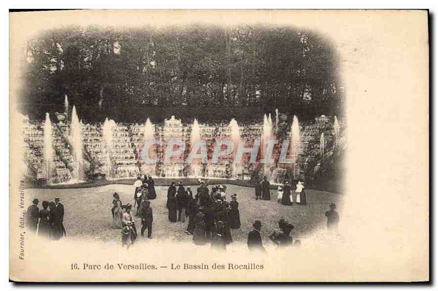 CPA Parc de Versailles Le Bassin des Rocailles 