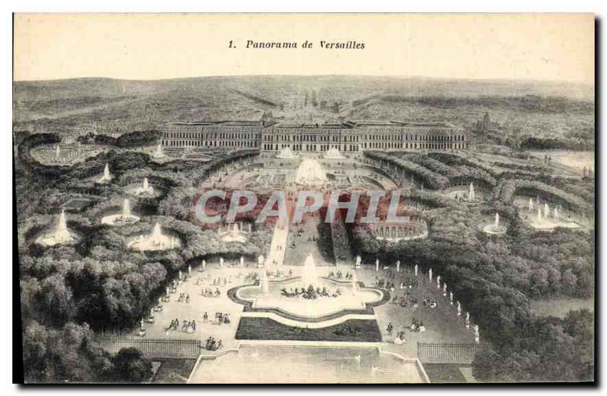 CPA Panorama de Versailles 