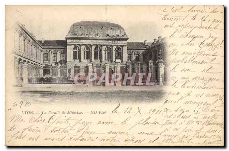 CPA Lyon La Faculte de Medecine
