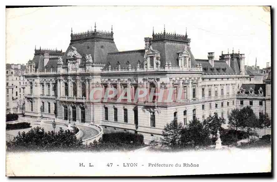 CPA Lyon Prefecture du Rhone 
