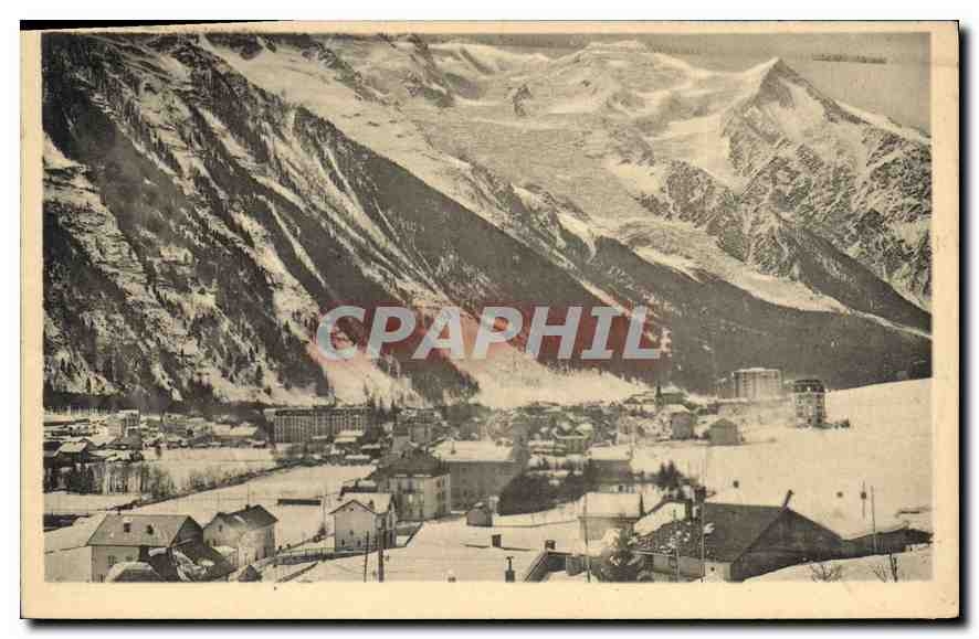 CPA Chamonix Mont Blanc en Hiver