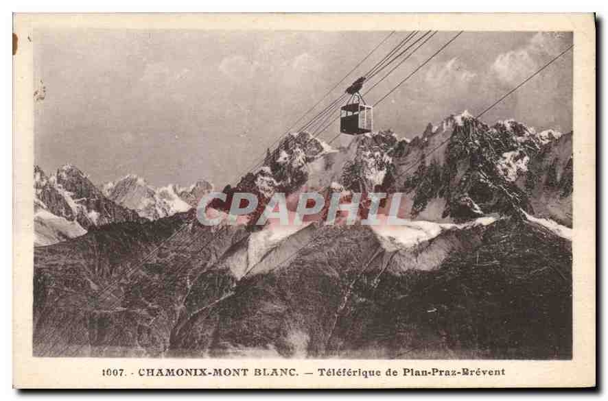 CPA Chamonix Mont Blanc Teleferique de Plan Praz Brevent