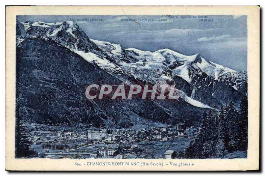 CPA Chamonix Mont Blanc (Hte Savoie) Vue generale