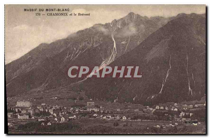 CPA Massif du Mont Blanc Chamonix et le Brevent